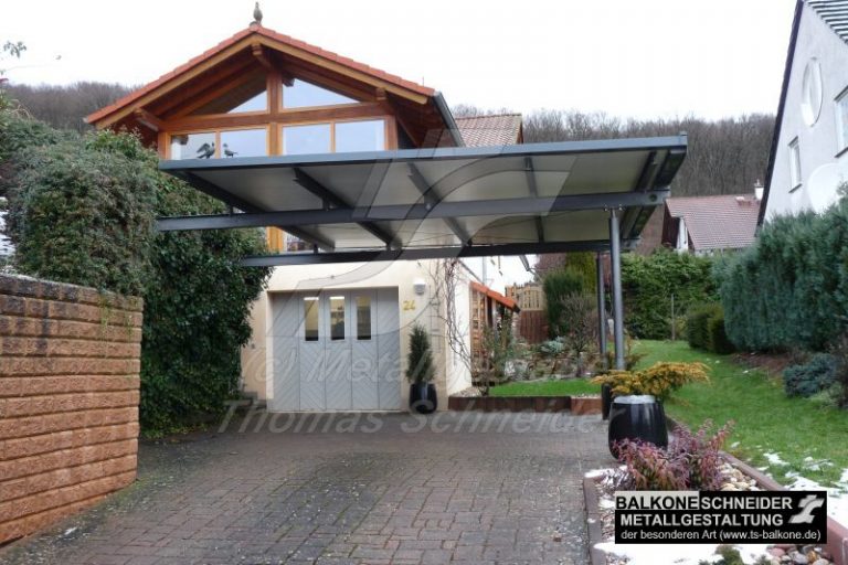 Carport - frei gespannt und leicht